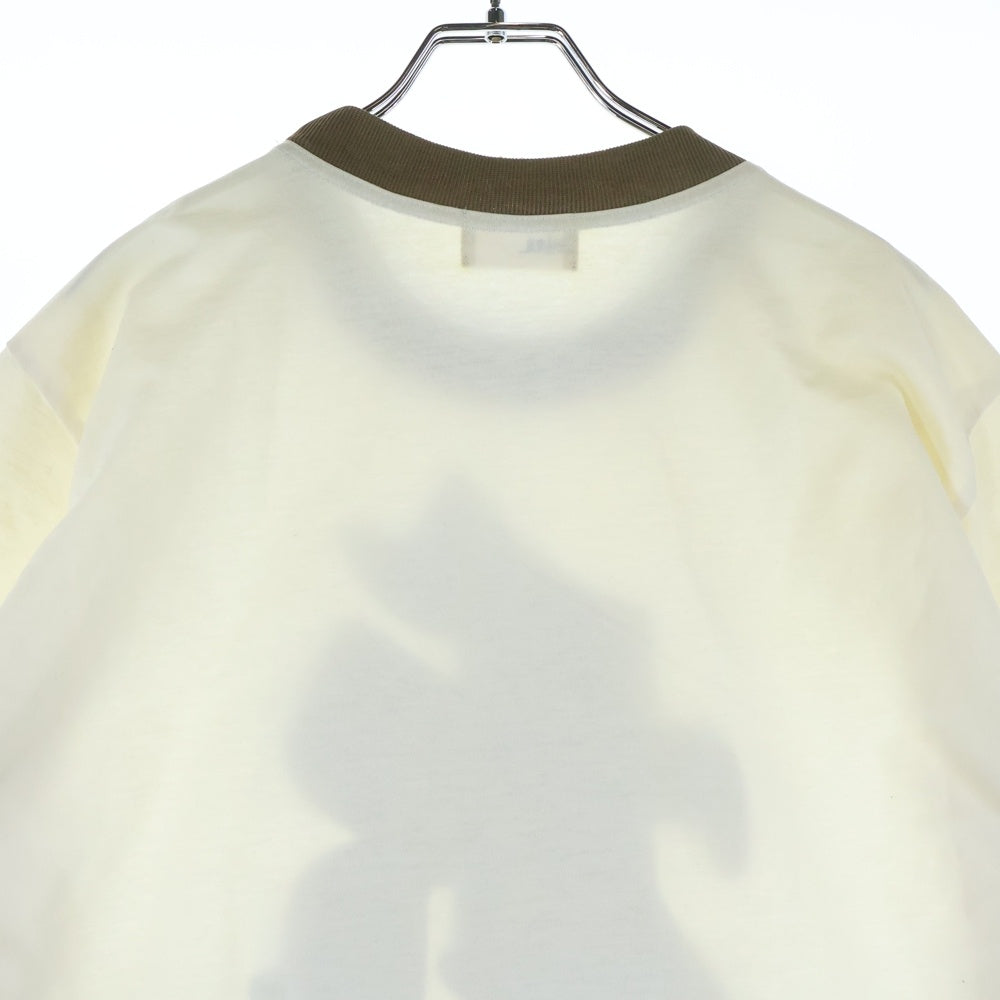 kolor(カラー) バックフリル 半袖Tシャツ カットソー ホワイト 18SPL-T01204