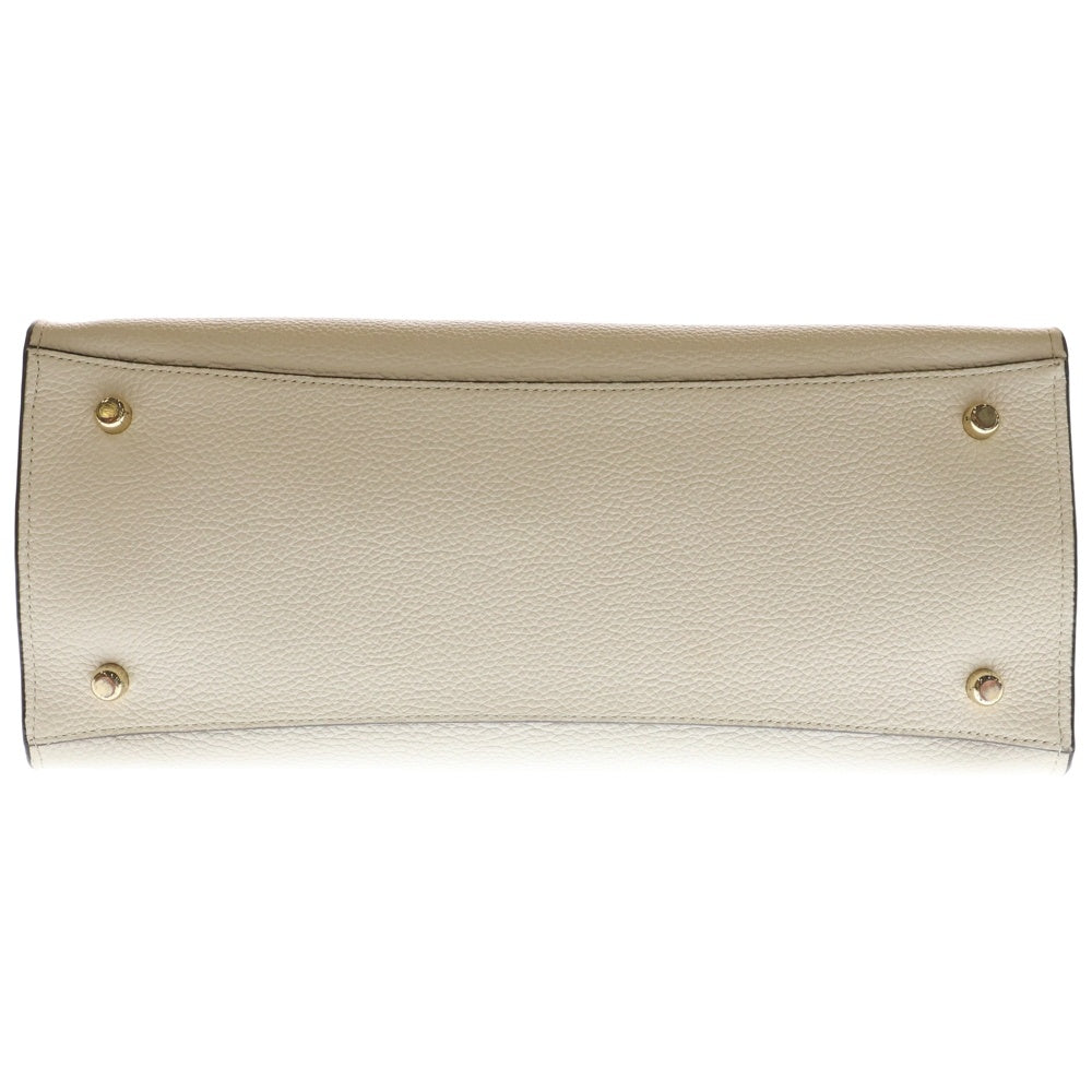 COACH(コーチ) チャニング キャリー 2WAYレザーハンドバック アイボリー 76089