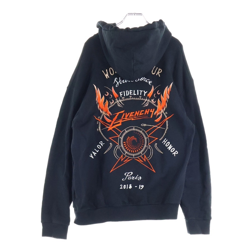 GIVENCHY(ジバンシィ) 18AW WORLDTOUR HOODIE ワールドツアー 刺繍