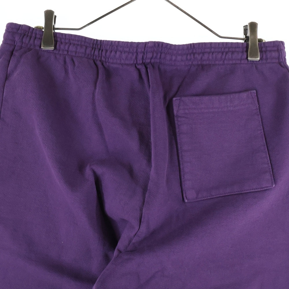 SP5DER(スパイダー) フロントロゴスウェットパンツ ジョガーパンツ パープル