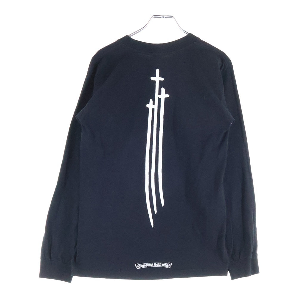 CHROME HEARTS(クロムハーツ) 3RSクロス長袖カットソー クルーネック