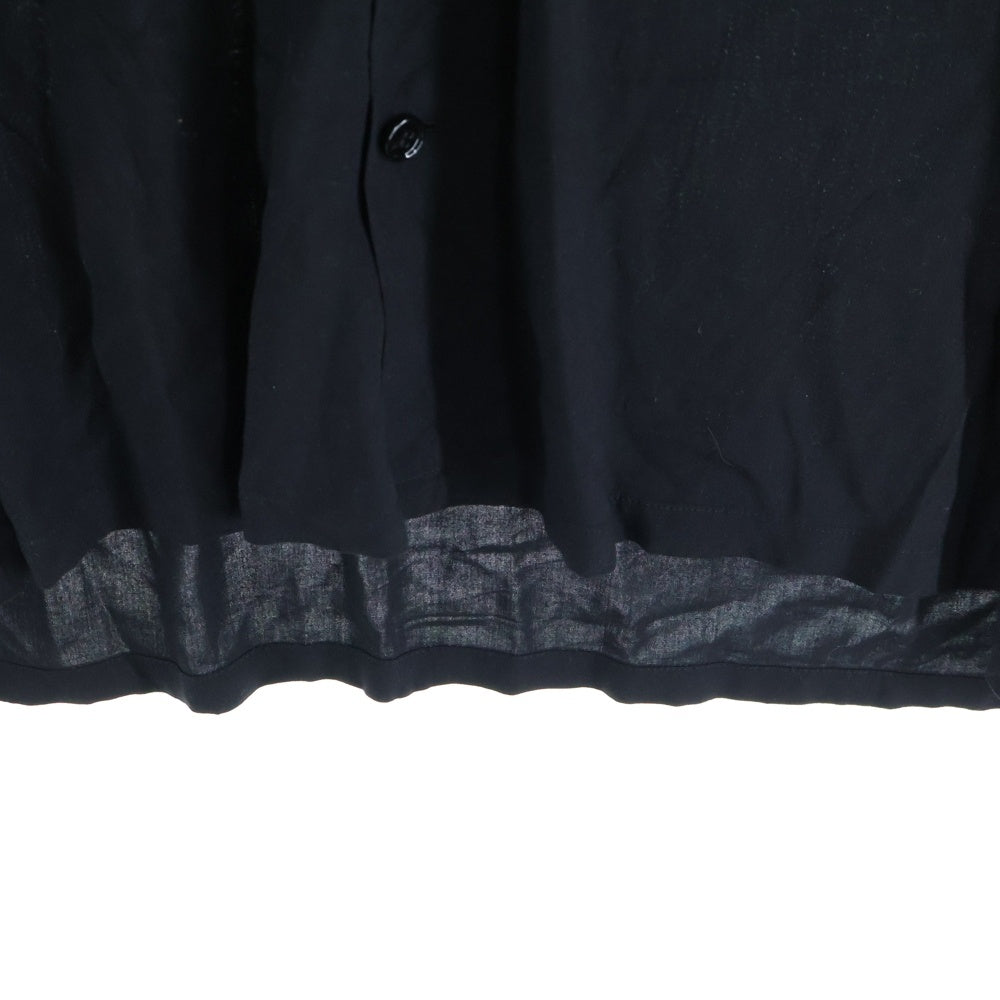 CELINE(セリーヌ) 21SS Loose Bowling Shirt ロゴ刺繍 ボーリングシャツ 半袖シャツ ブラック 2C516852C