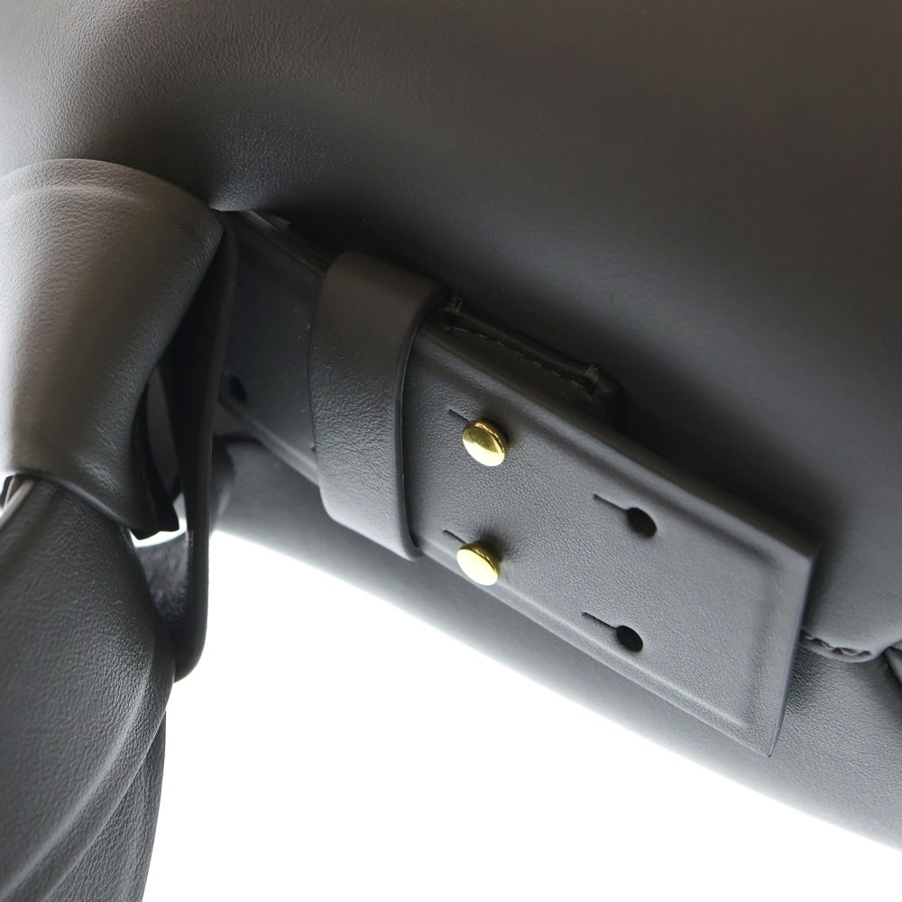 Acne Studios(アクネ ストゥディオズ) MUSUBI MICRO LEATHER BAG ムスビ マイクロ 2WAY レザー ショルダー ハンドバッグ レディース グレー