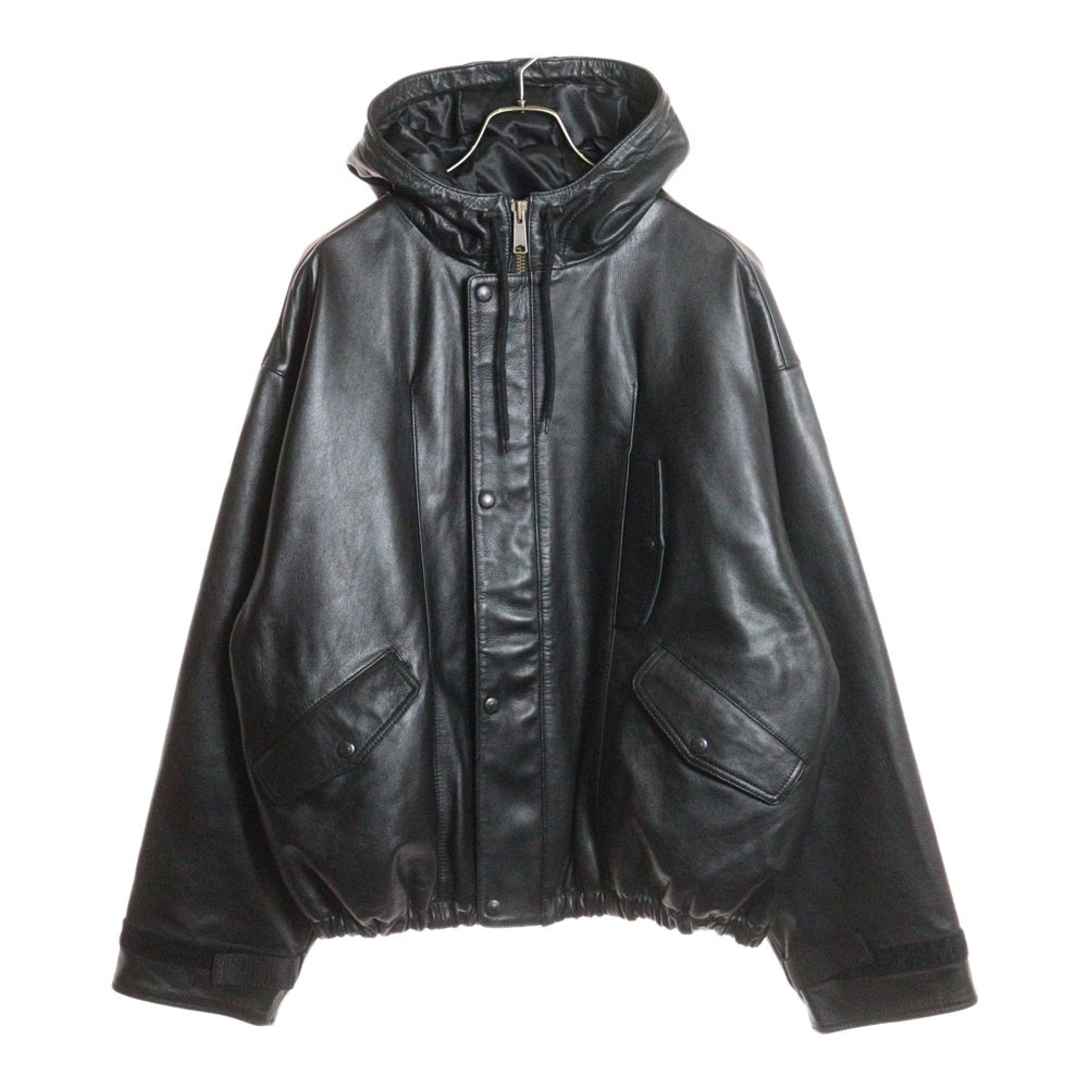 SUPREME(シュプリーム) 25SS xMarithe Hooded Leather Flight Bomber