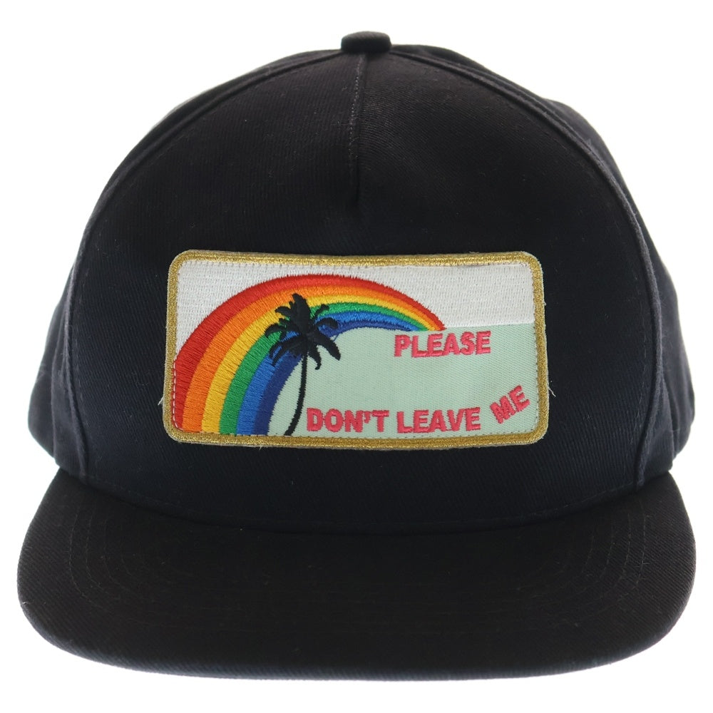 SAINT LAURENT PARIS(サンローランパリ) 16SS パームツリーキャップ トラッカーキャップ 帽子 ブラック 419293 Y3NM1