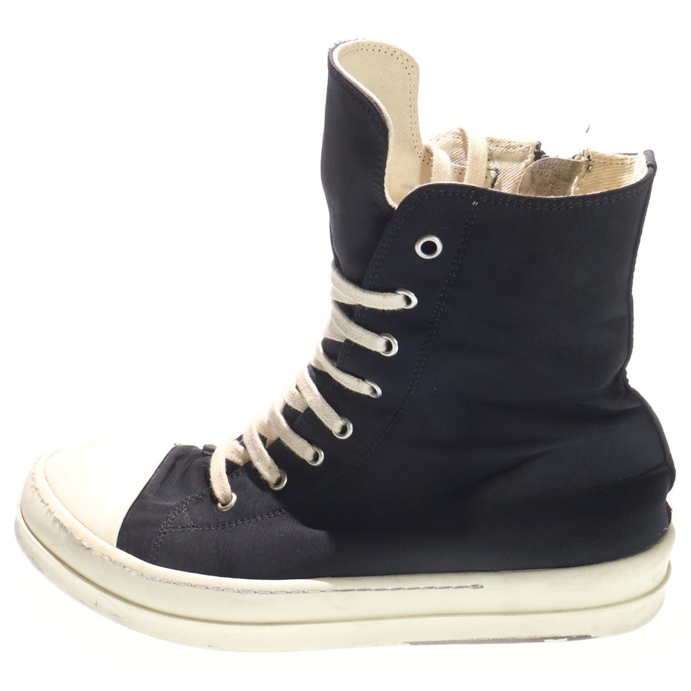 Rick Owens DRKSHDW(リックオウエンス ダークシャドウ) RAMONES ラモーンズ スニーカーズ ハイカットスニーカー キャンバス ブラック
