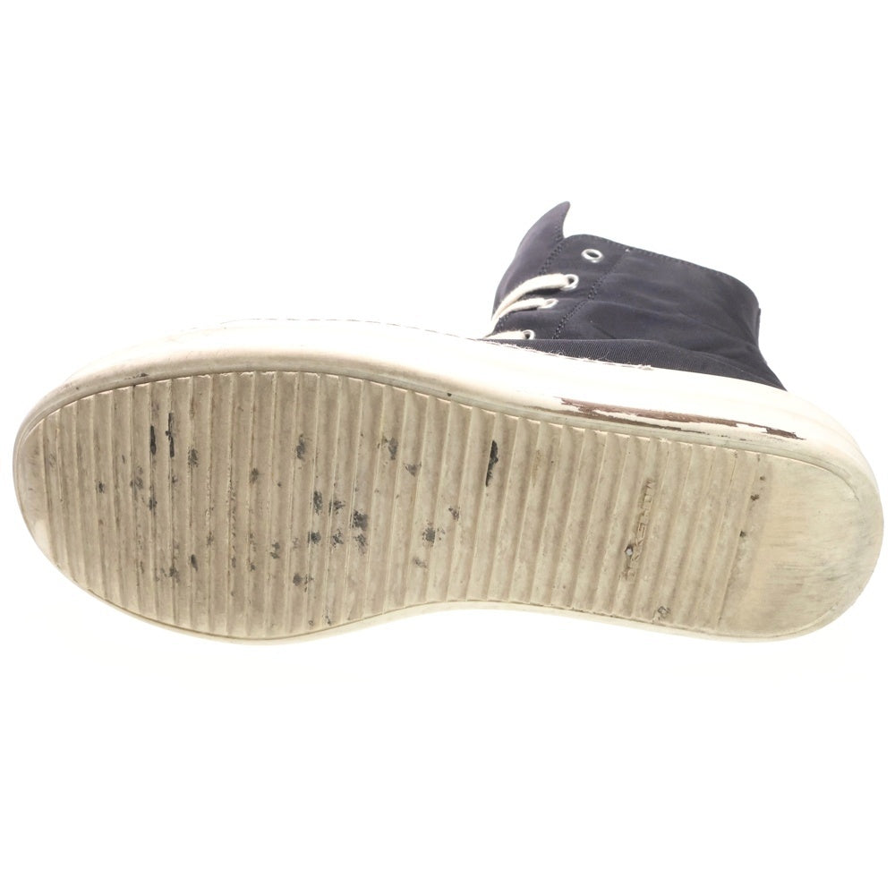 Rick Owens DRKSHDW(リックオウエンス ダークシャドウ) RAMONES ラモーンズ スニーカーズ ハイカットスニーカー キャンバス ブラック