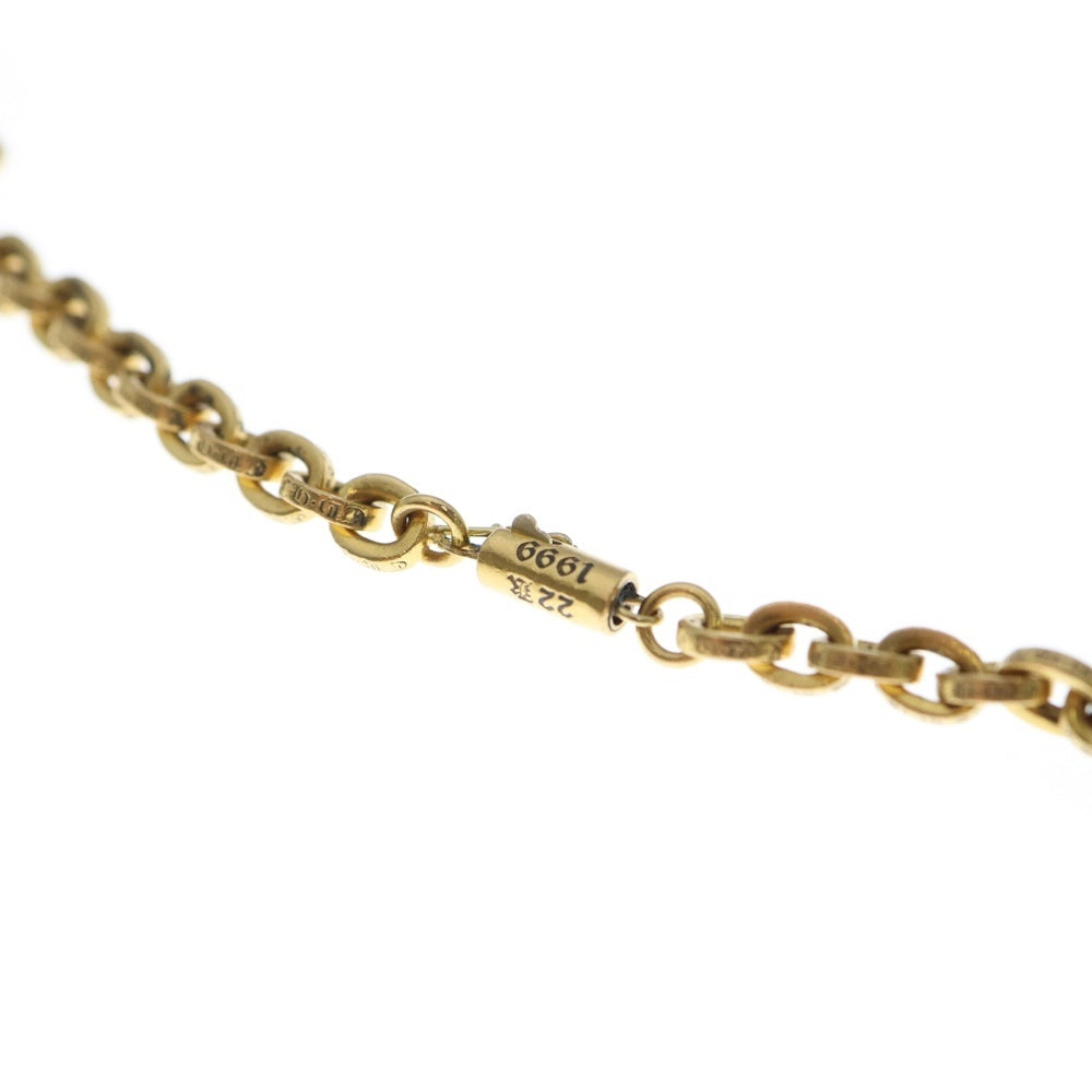 CHROME HEARTS(クロムハーツ) 22K PAPERCHAIN 18 ペーパーチェーンネックレス 18inch ゴールド