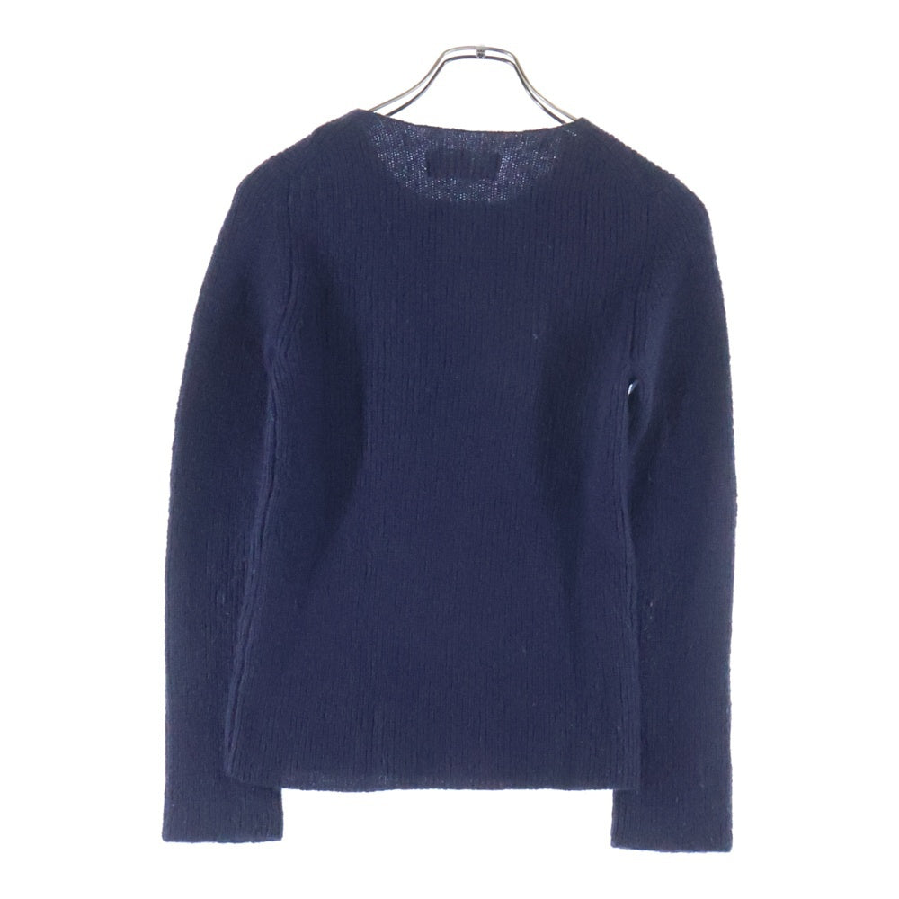 COMME DES GARCONS GIRL(コムデギャルソンガール) フロントデザイン クルーネックニット セーター ネイビー NP-N009