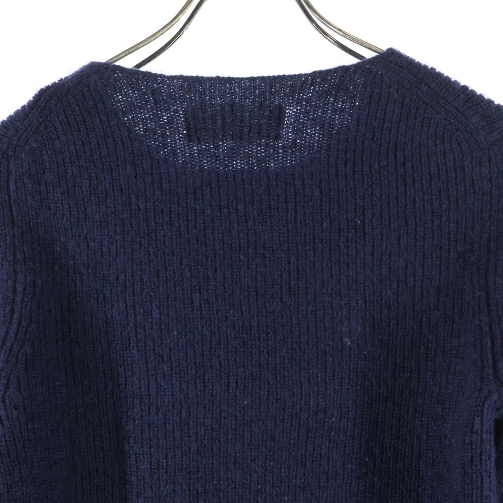 COMME DES GARCONS GIRL(コムデギャルソンガール) フロントデザイン クルーネックニット セーター ネイビー NP-N009