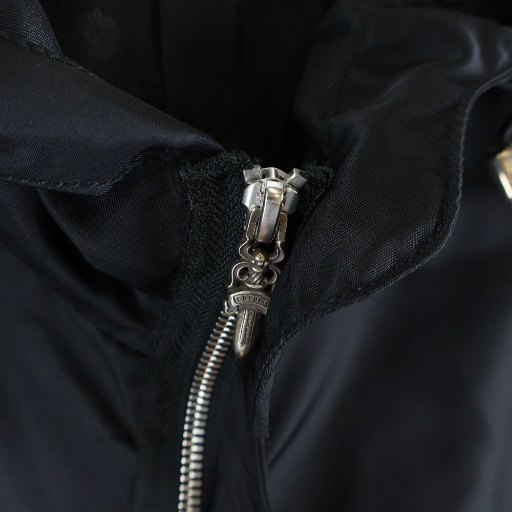 CHROME HEARTS(クロムハーツ) PUDDLES CHプラスパッチ ナイロンコート ロングコート ブラック