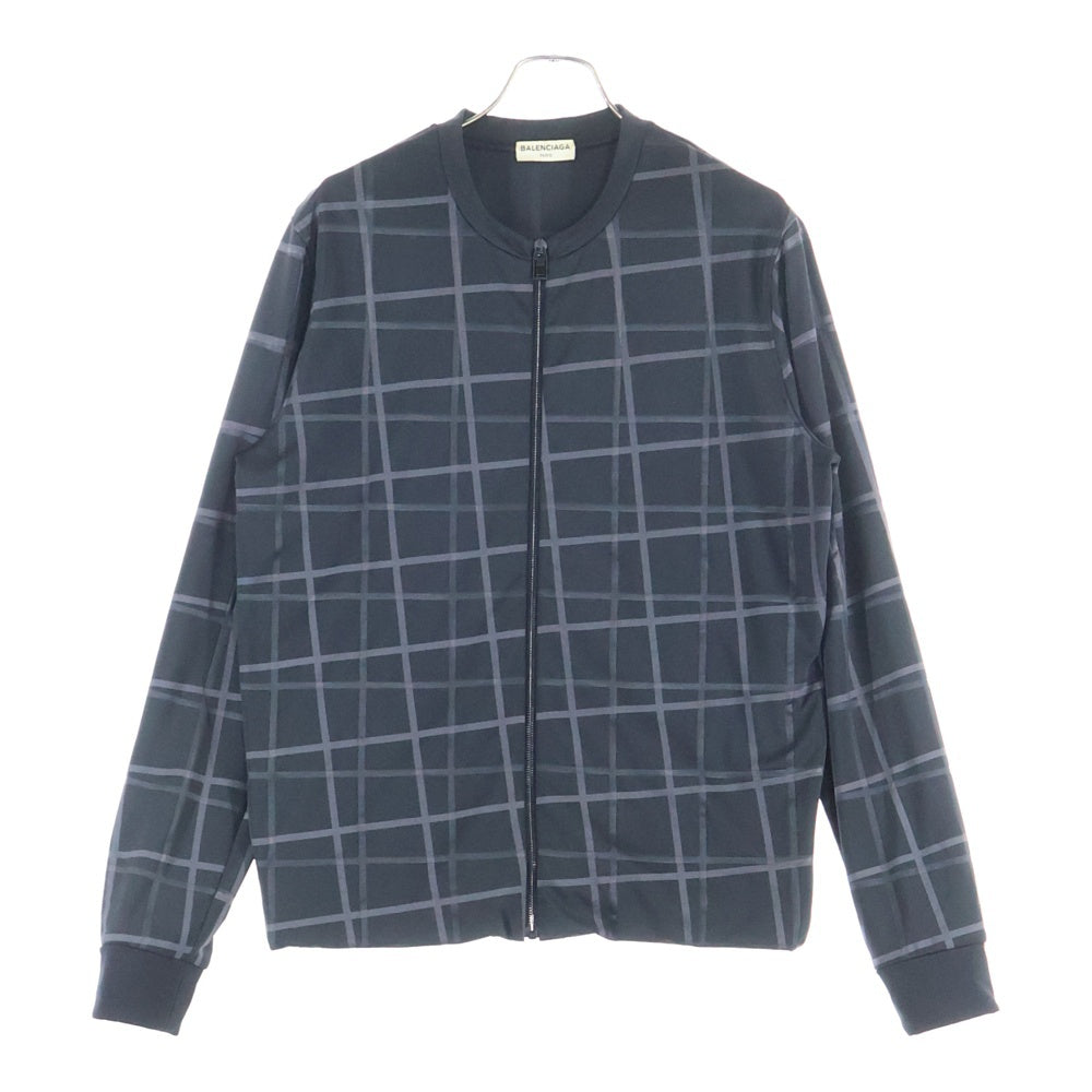 BALENCIAGA(バレンシアガ) チェックダイバーブルゾン ジャケット ブラック 394102 T0K32