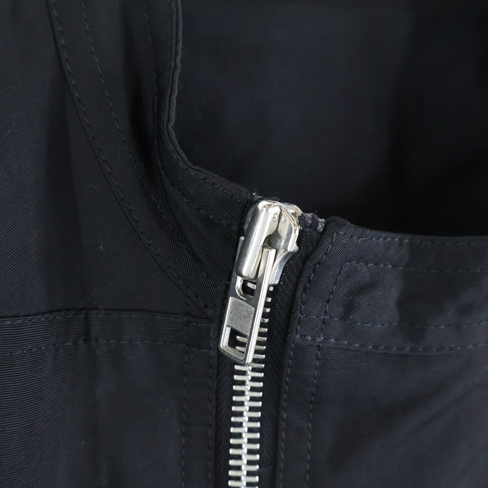 Rick Owens(リックオウエンス) 15SS ジップアップMUコットンコート RU15S4790ーMU ブラック