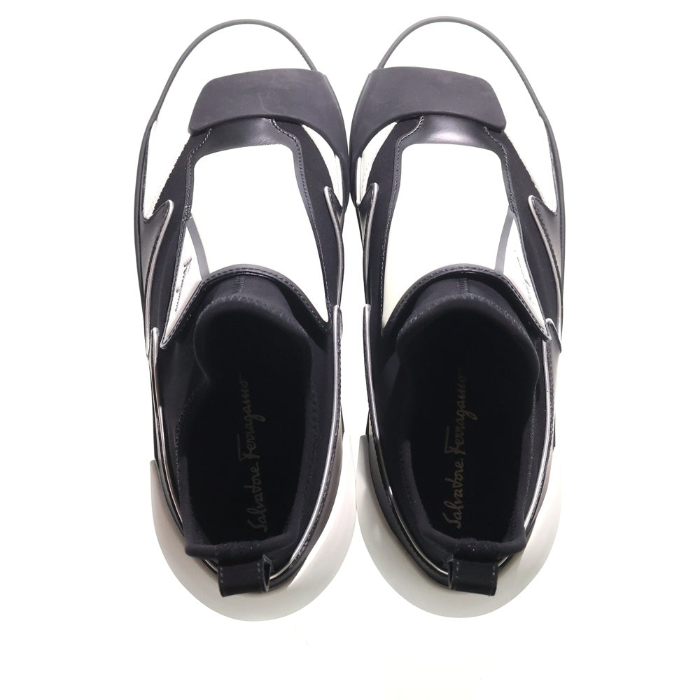 Salvatore Ferragamo(サルヴァトーレ フェラガモ) NILE ガンチーニローカットスニーカー シューズ ホワイト/ブラック 749222