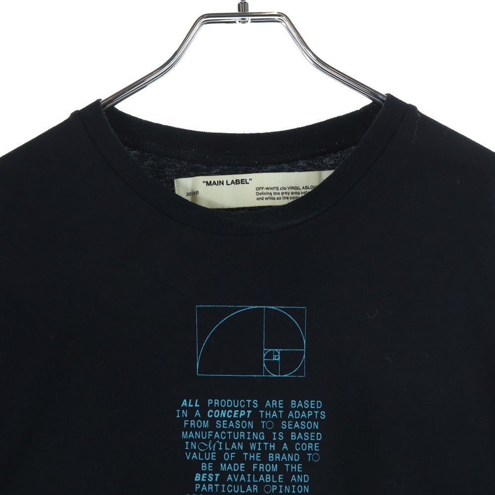 OFF-WHITE(オフホワイト) 20SS DRIPPING ARROWS ドリップアロー ロングスリーブ Tシャツ 長袖Tシャツ ブラック OMAB001R20185005