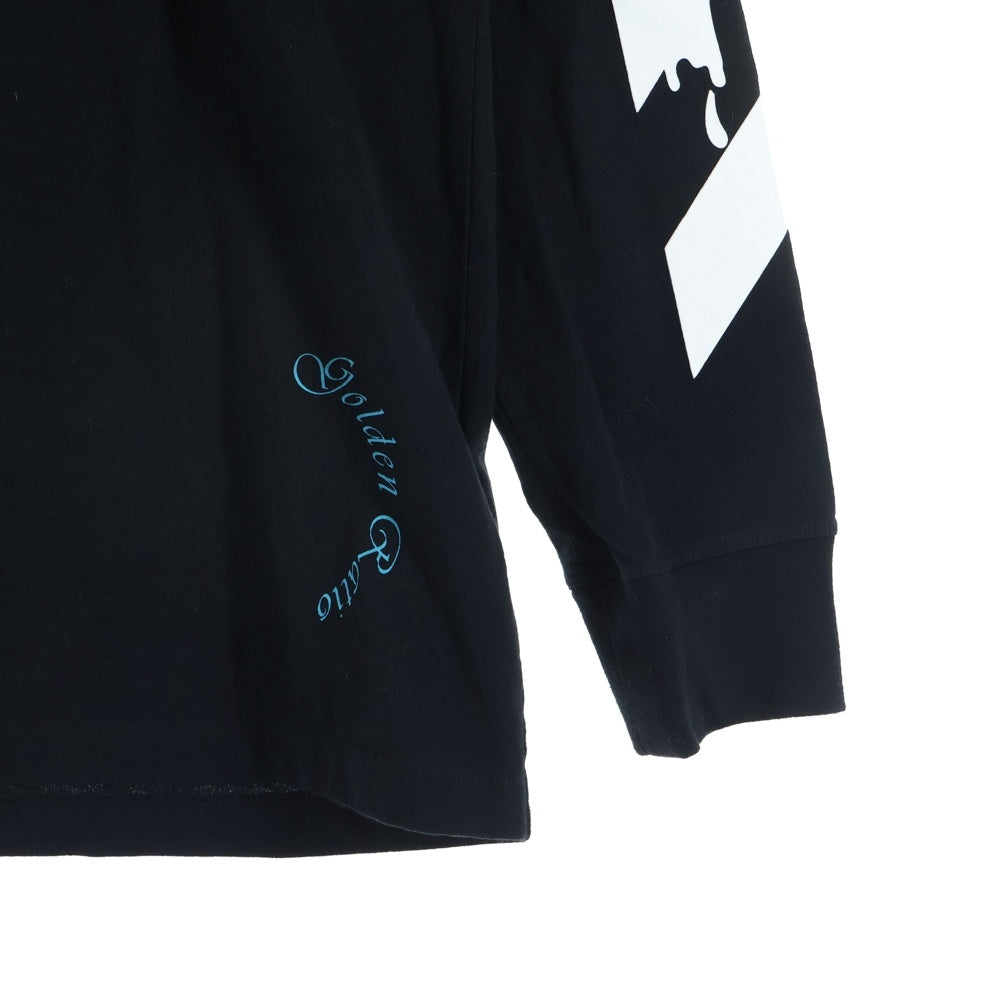 OFF-WHITE(オフホワイト) 20SS DRIPPING ARROWS ドリップアロー ロングスリーブ Tシャツ 長袖Tシャツ ブラック OMAB001R20185005