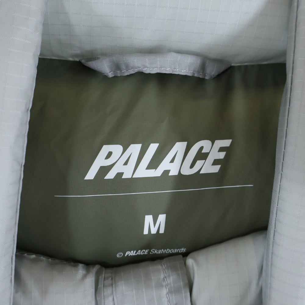 Palace Skateboards(パレススケートボーズ) RIPSTOP ARC PUFFA フロントロゴ ダウンジャケット グレー