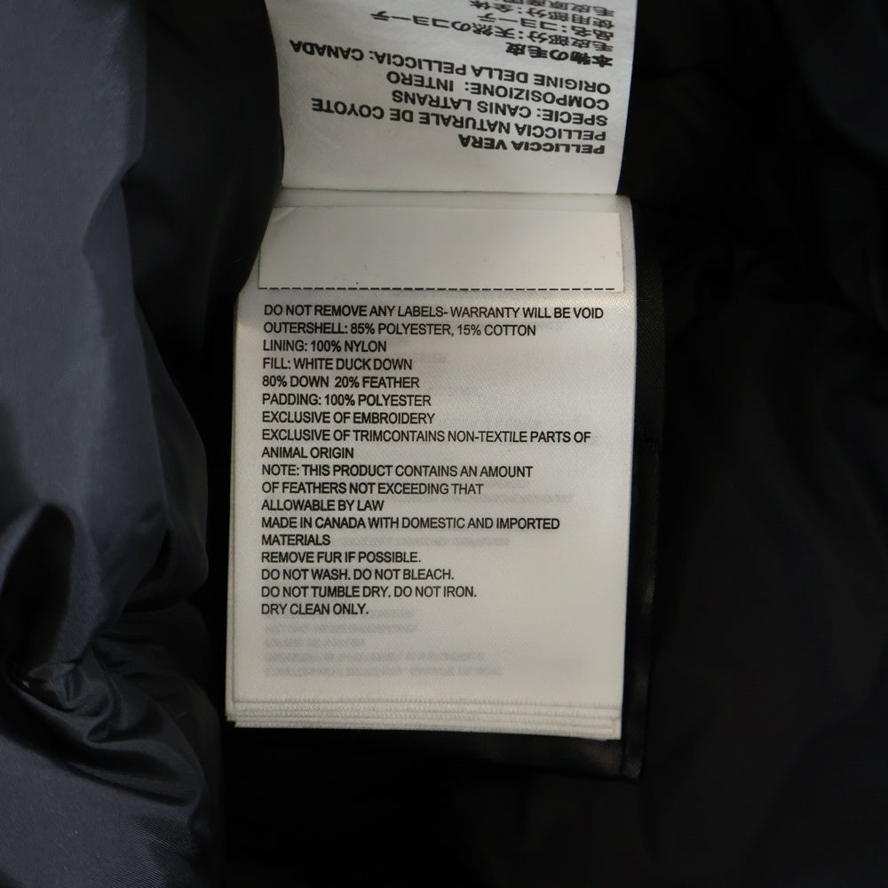 CANADA GOOSE(カナダグース) CITADEL PARKA シタデルパーカ ダウンジャケット ブラック 4567JM