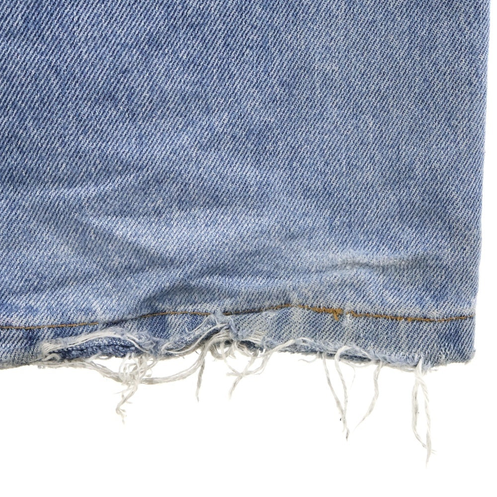 LOEWE(ロエベ) アナグラム ボタンフライジーンズ バギーデニム インディゴブルー H526Y11W59