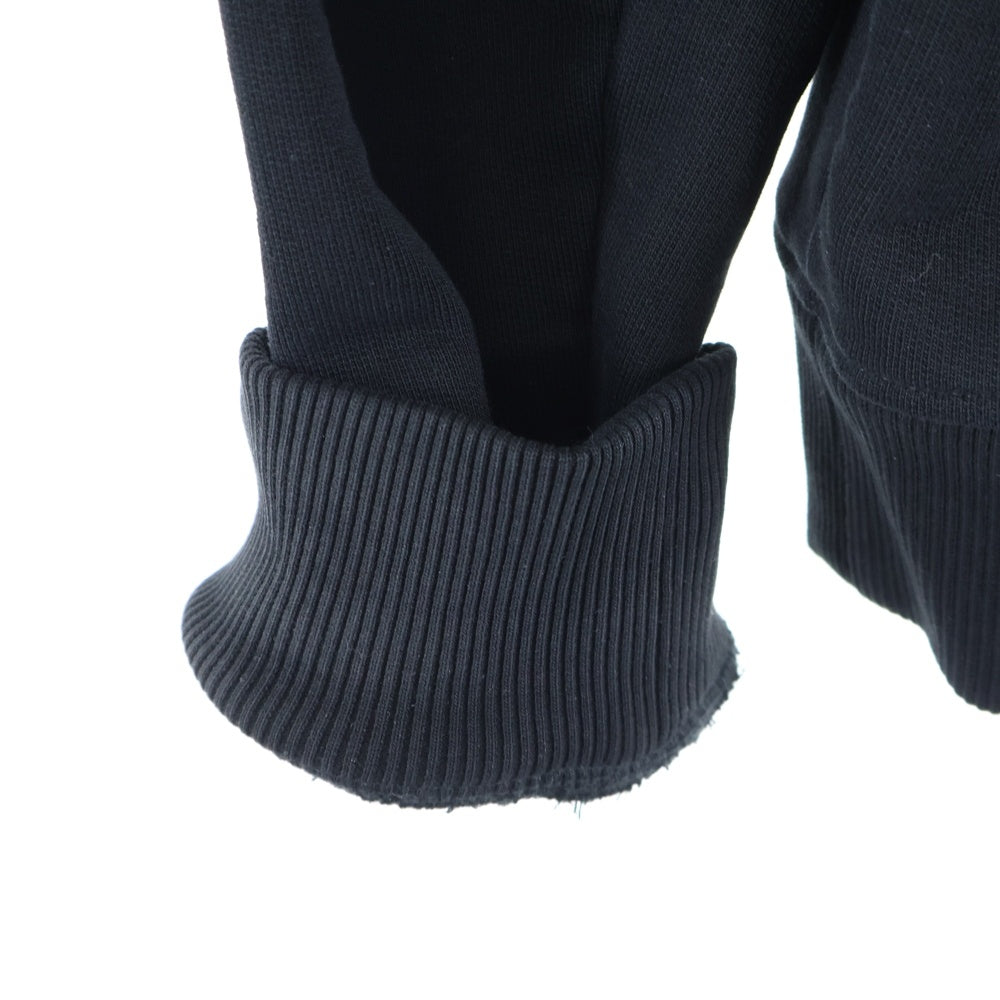 ami paris(アミパリス) ハート刺繍 ジップアップフーディー パーカー ブラック BFUSW435