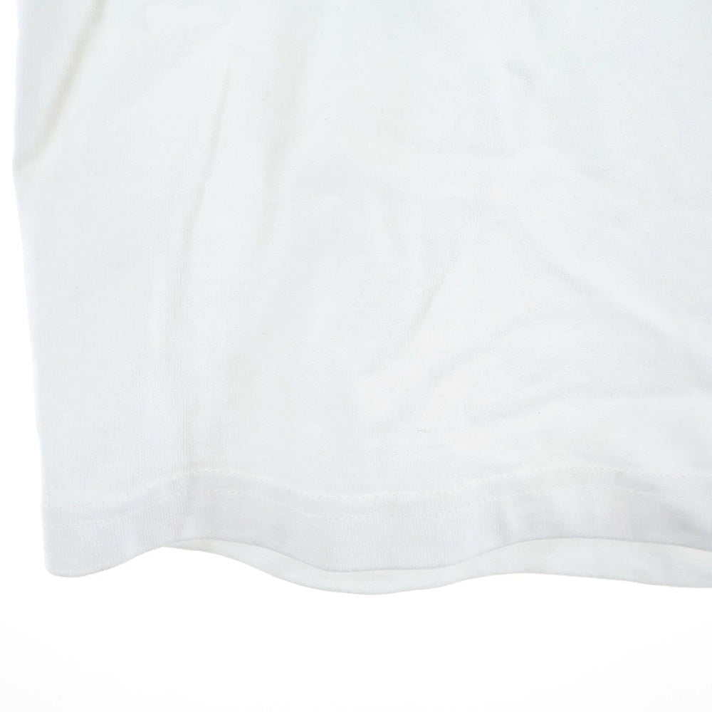 DIOR(ディオール) 23AW シグネチャー ロゴ刺繍 クルーネック 半袖Tシャツ カットソー ホワイト 343J696C0554