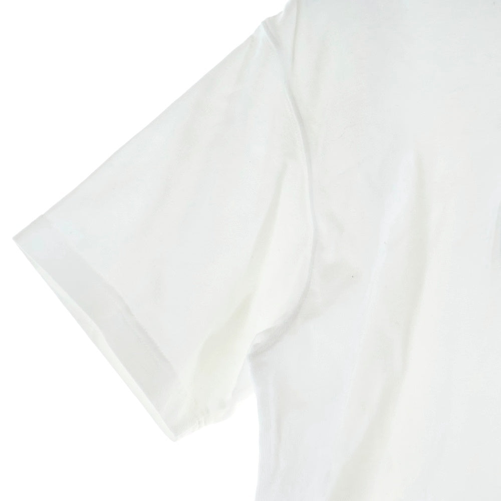 DIOR(ディオール) 23AW シグネチャー ロゴ刺繍 クルーネック 半袖Tシャツ カットソー ホワイト 343J696C0554