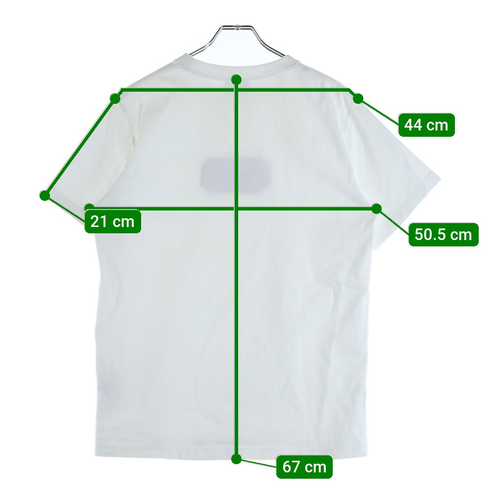 DIOR(ディオール) 23AW シグネチャー ロゴ刺繍 クルーネック 半袖Tシャツ カットソー ホワイト 343J696C0554