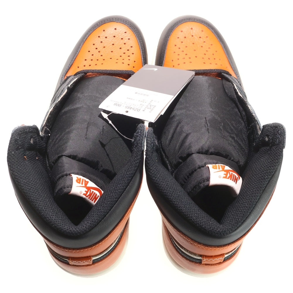 NIKE(ナイキ) AIR JORDAN 1 RETRO HIGH OG SHATTERED BACKBOARD エア ジョーダン 1 レトロ シャッタードバックボード ハイカットスニーカー オレンジ US8.5/26.5 DZ5485-008
