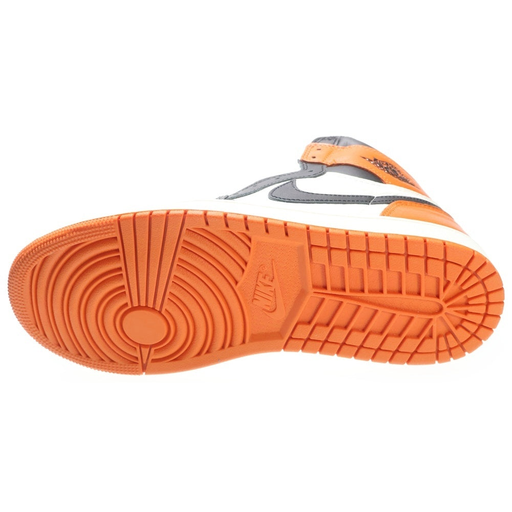 NIKE(ナイキ) AIR JORDAN 1 RETRO HIGH OG SHATTERED BACKBOARD エア ジョーダン 1 レトロ シャッタードバックボード ハイカットスニーカー オレンジ US8.5/26.5 DZ5485-008