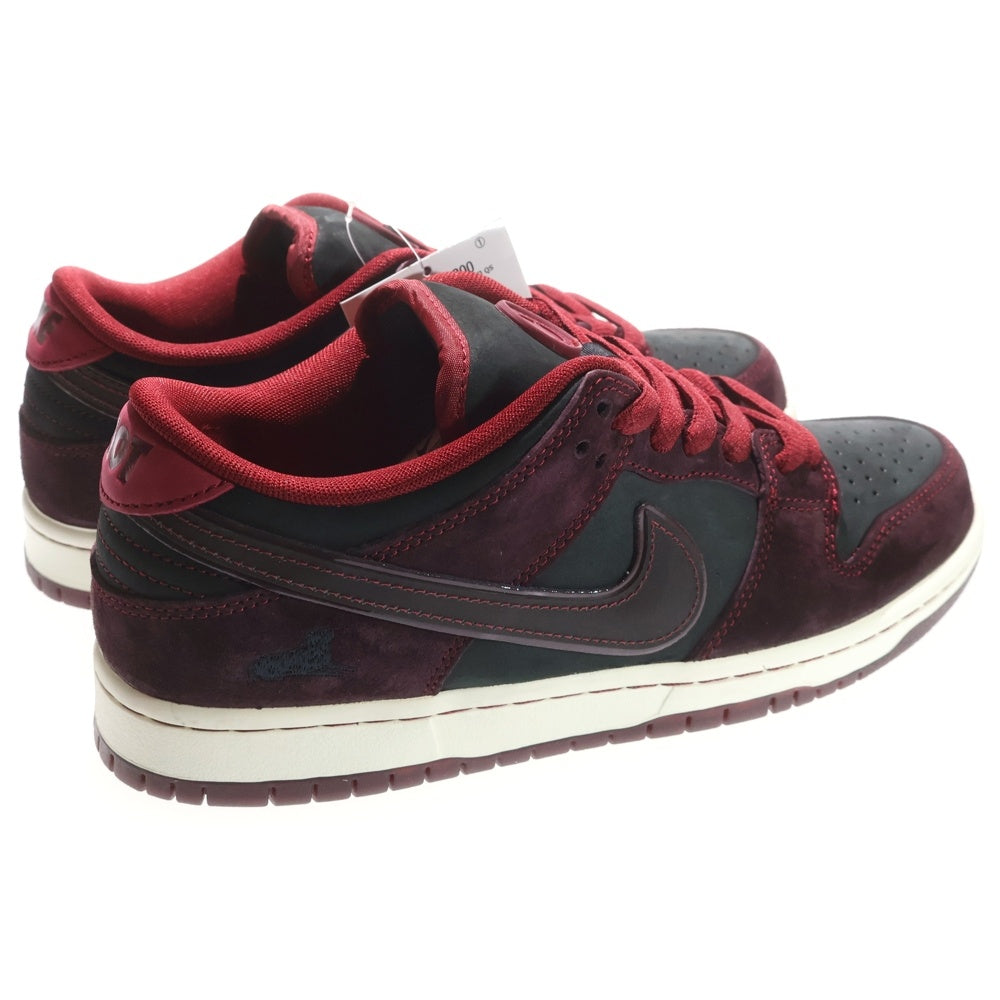 NIKE(ナイキ) ×Riot Skateshop SB DUNK LOW PRO エスビー ダンク ローカットスニーカー シューズ US8/26cm バーガンディ FZ1289-200