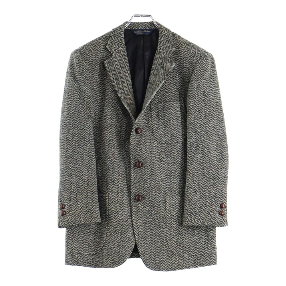 BROOKS BROTHERS(ブルックス ブラザーズ) ウール クルミボタン シングルテーラードジャケット ブラウン
