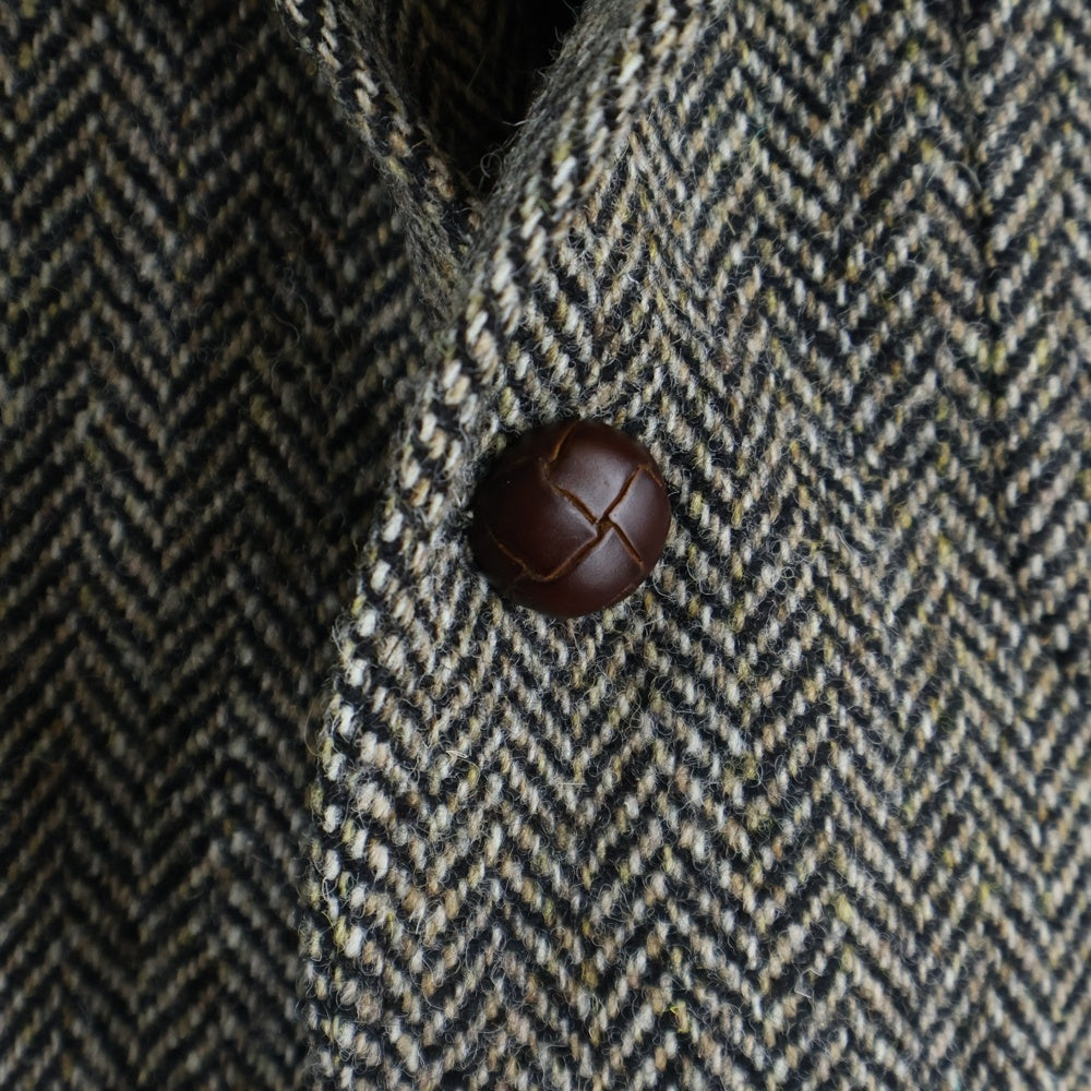 BROOKS BROTHERS(ブルックス ブラザーズ) ウール クルミボタン シングルテーラードジャケット ブラウン