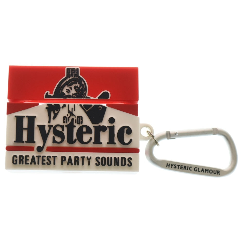 HYSTERIC GLAMOUR(ヒステリックグラマー) AirPodsPro Case シリコン エアーポッズケース レッド/ホワイト
