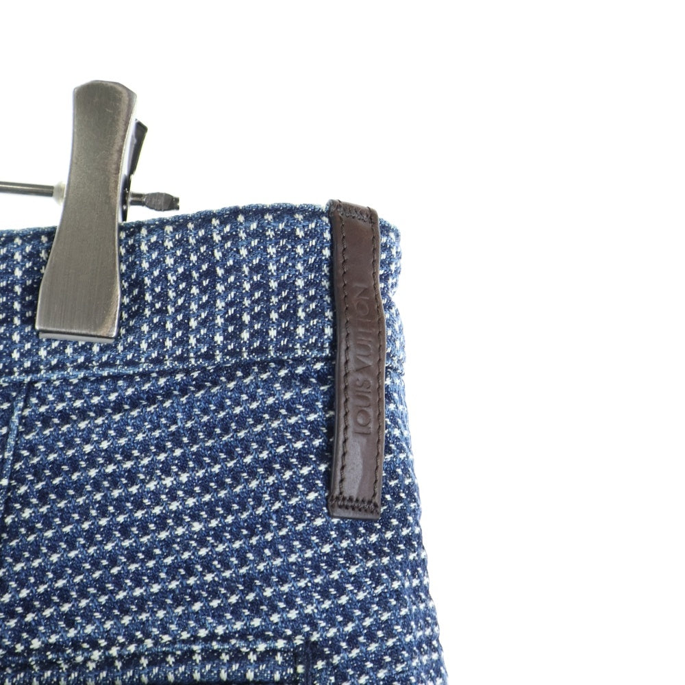 LOUIS VUITTON(ルイヴィトン) 13SS ツイード ハーフパンツ ショーツ ブルー RM131 H3PA93BUC