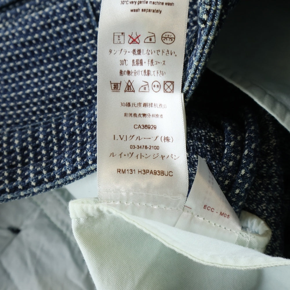 LOUIS VUITTON(ルイヴィトン) 13SS ツイード ハーフパンツ ショーツ ブルー RM131 H3PA93BUC