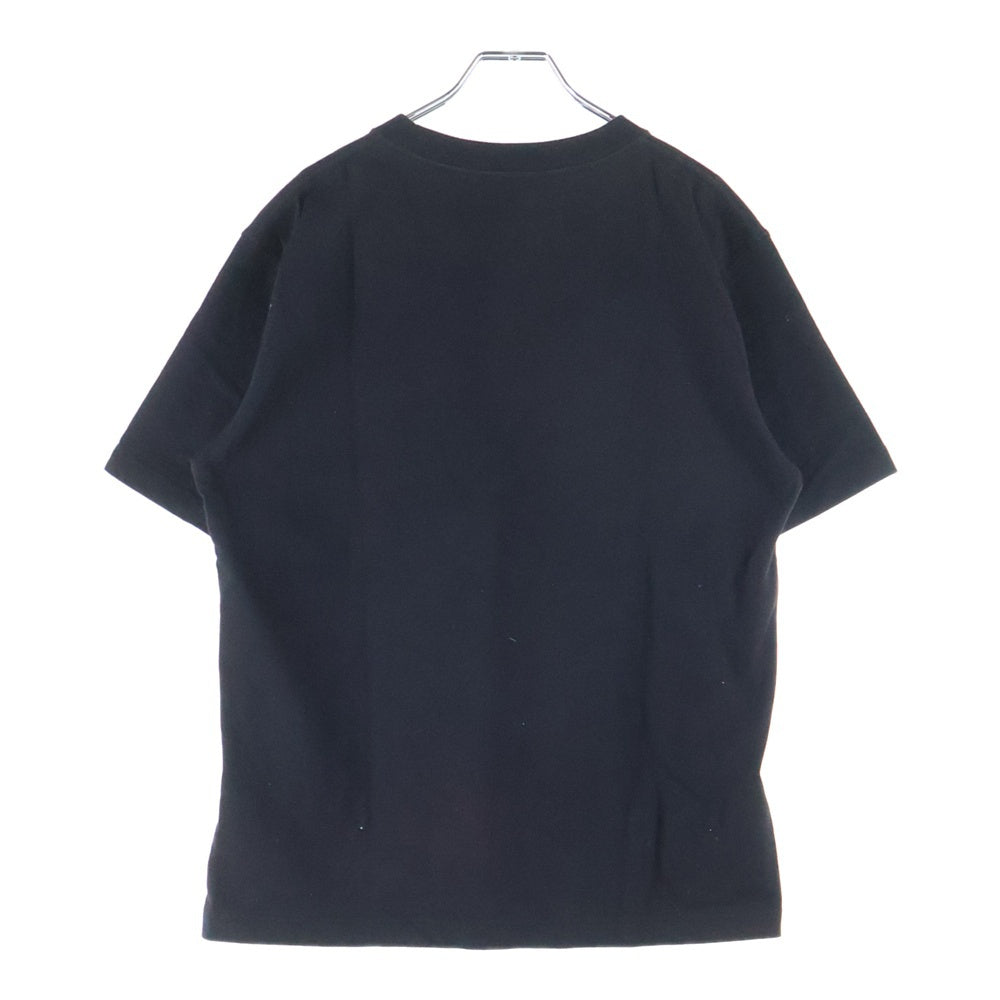 Christian Dior(クリスチャンディオール) フロントロゴ刺繍 半袖Tシャツ カットソー ブラック 343J696C0554