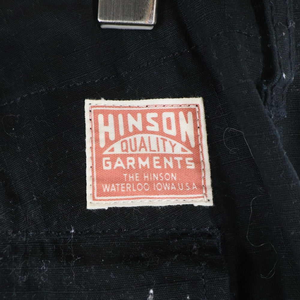 HINSON(ヒンソン) 6POCKET CARGO PANTS 6ポケットカーゴパンツ カーゴパンツ ブラック 221-1448