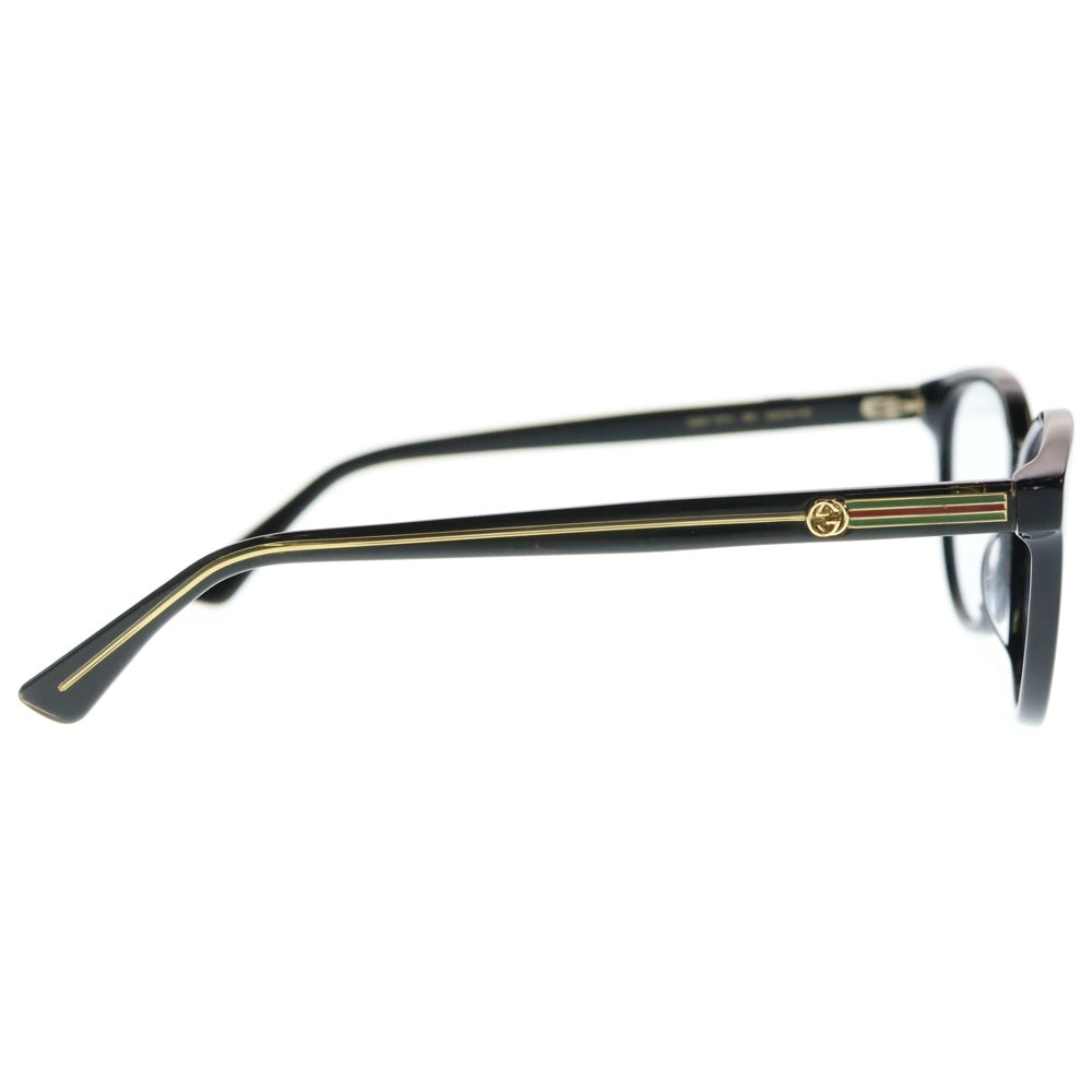 GUCCI(グッチ) キャッツアイシェイプ型 サイドロゴサングラス メガネ ブラック GG379OA レディース