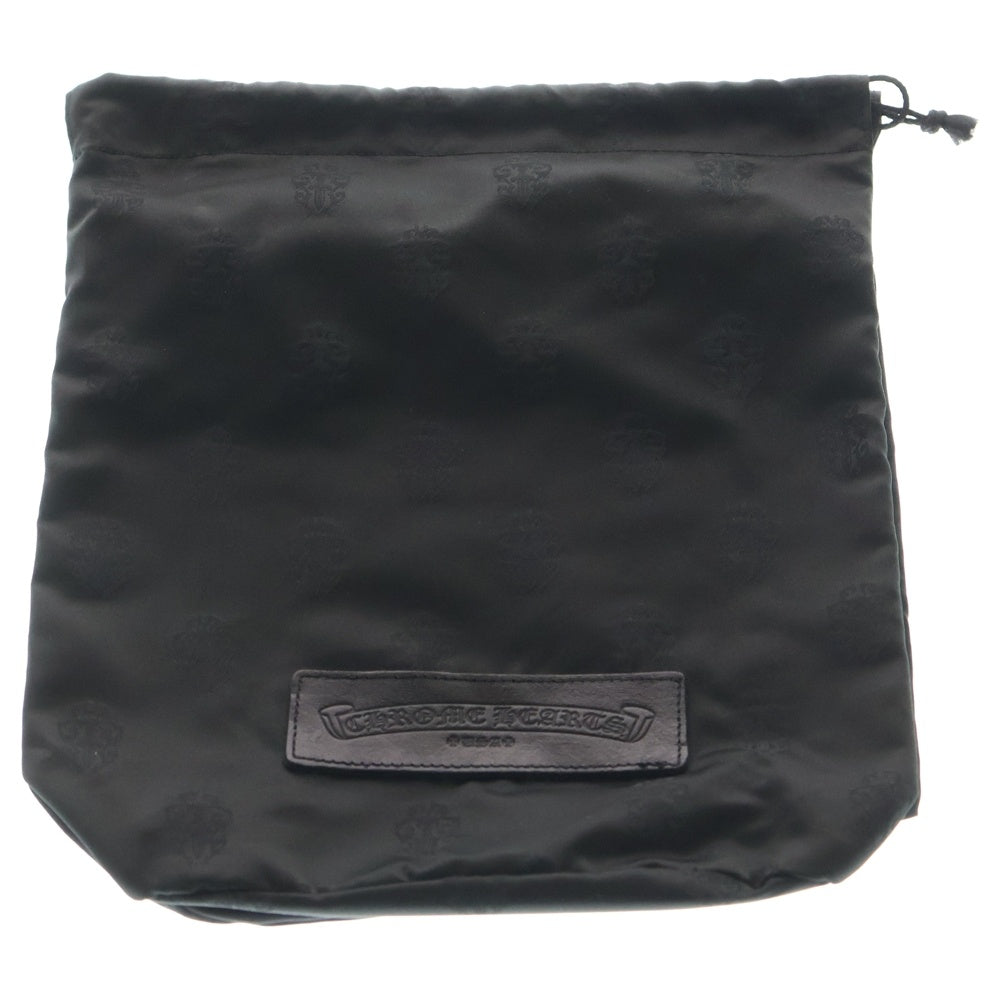 CHROME HEARTS(クロムハーツ) HOT POT ホットポット フローラルボールボタン レザーショルダーバッグ ブラック