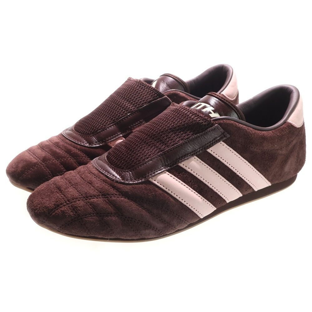 adidas(アディダス) ×KITH Taekwondo Shale Corsage テコンドーシェイルコサージュ ローカットスニーカー シューズ ブラウン/ピンク JR7016