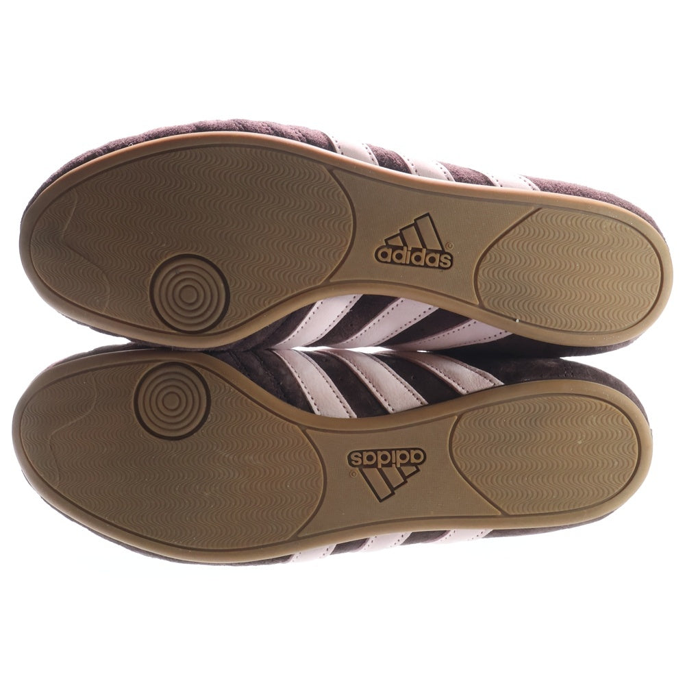 adidas(アディダス) ×KITH Taekwondo Shale Corsage テコンドーシェイルコサージュ ローカットスニーカー シューズ ブラウン/ピンク JR7016
