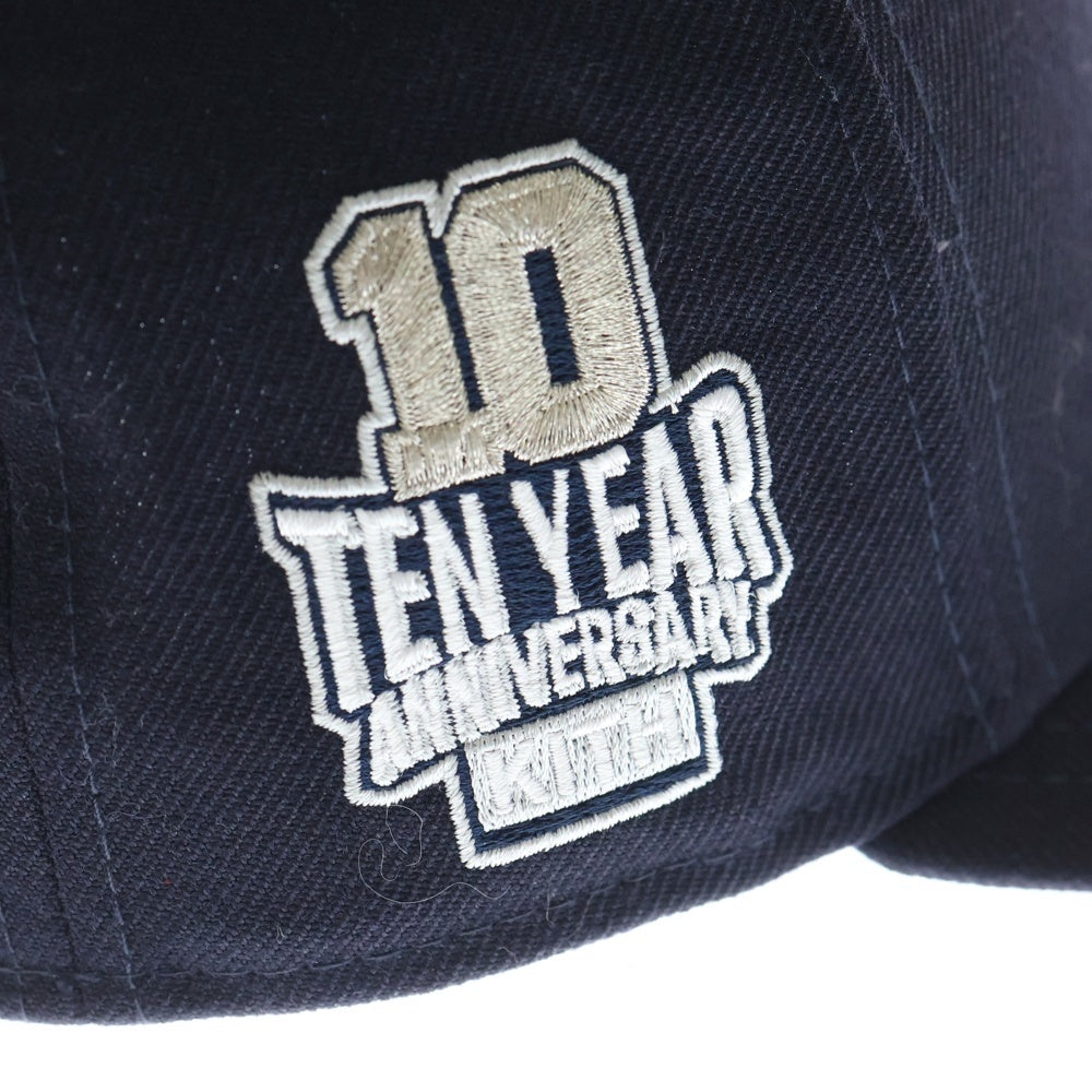 NEW ERA(ニューエラ) ×KITH YANKEES 10 YEAR ANNIVERSARY CAP SADDLE キス ヤンキース 10周年モデル パネルキャップ 帽子 ブラック