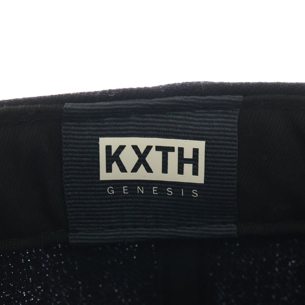 NEW ERA(ニューエラ) ×KITH YANKEES 10 YEAR ANNIVERSARY CAP SADDLE キス ヤンキース 10周年モデル パネルキャップ 帽子 ブラック