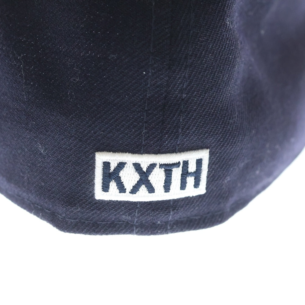 NEW ERA(ニューエラ) ×KITH YANKEES 10 YEAR ANNIVERSARY CAP SADDLE キス ヤンキース 10周年モデル パネルキャップ 帽子 ブラック