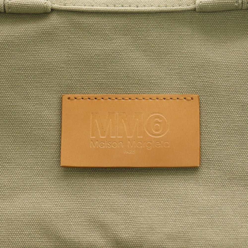 MM6 Maison Margiela(エムエムシックスメゾンマルジェラ) 3WAY トートバッグ ハンドバック キャンバス生地 ベージュ SB5WC0002