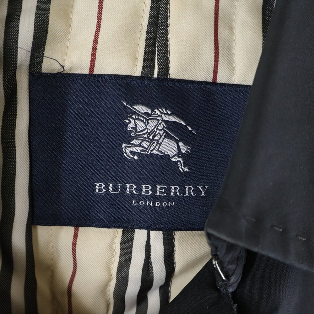 BURBERRY(バーバリー) Pコート 裏地チェック柄ジャケット ブラック FD216-09