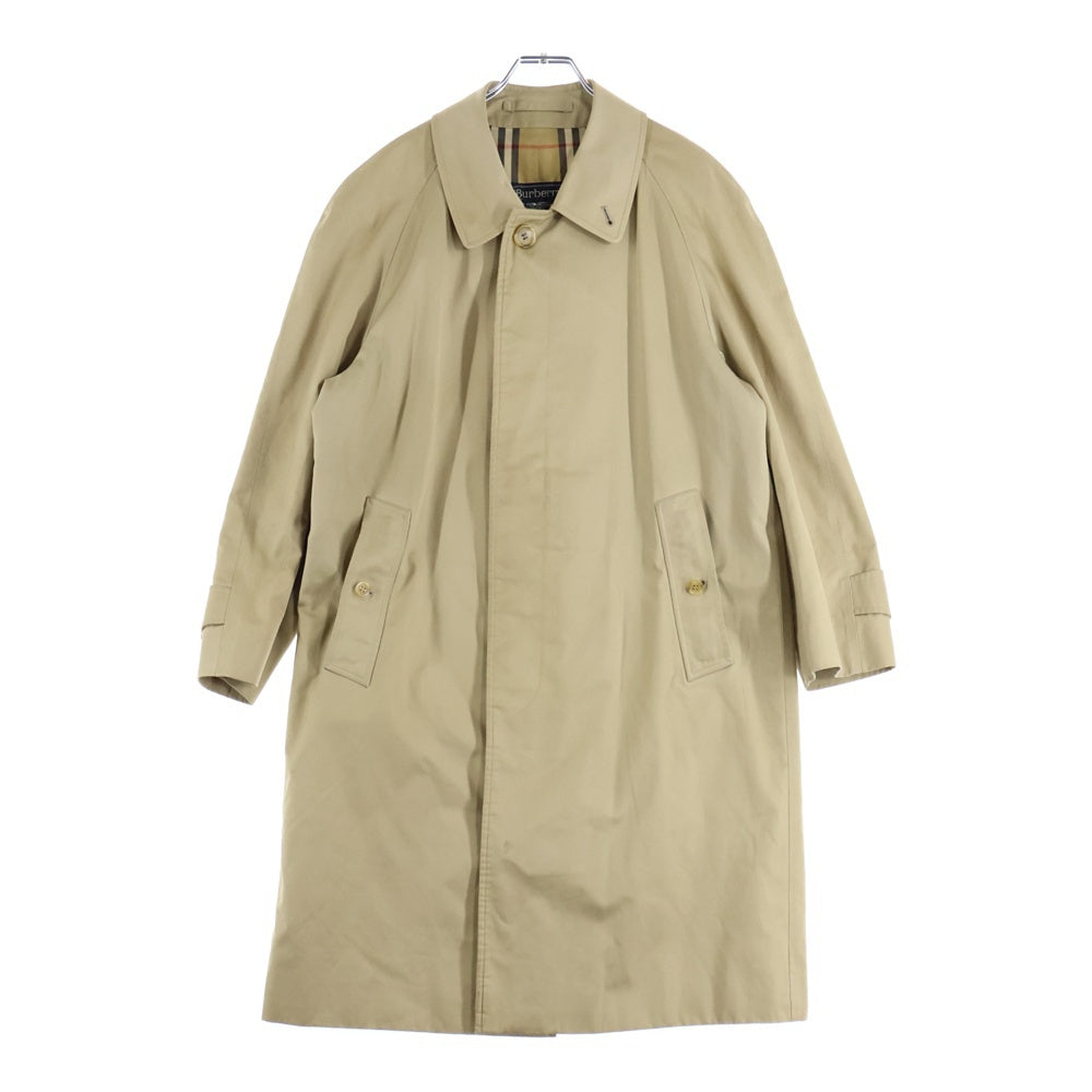 BURBERRY(バーバリー) VINTAGE ステンカラーコート 裏地チェック柄コート ベージュ