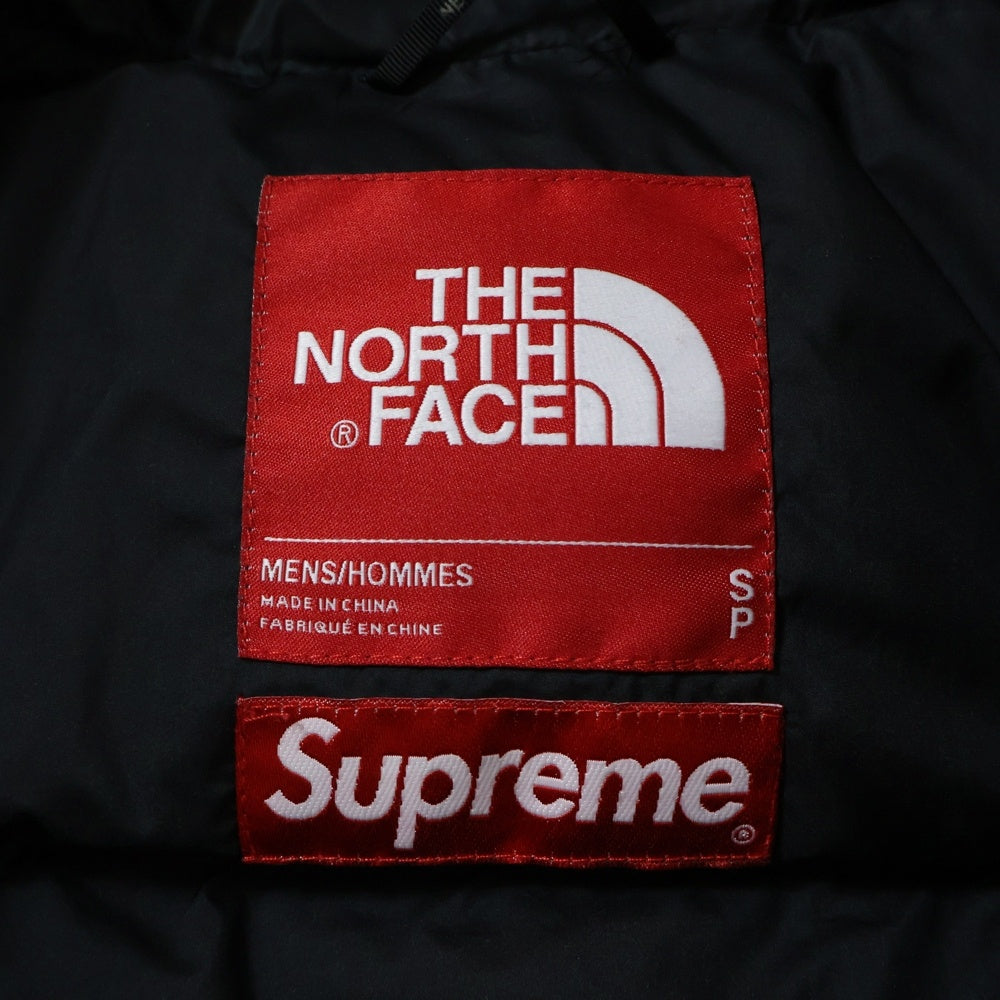 SUPREME(シュプリーム) 15FW x THE NORTH FACE By Any Nuptse Down Jacket ノースフェイス バイ エニー ミーンズ ヌプシ ダウンジャケット ブラック/ホワイト ND515511 中古