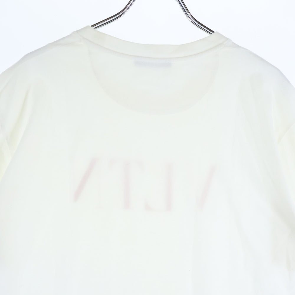 VALENTINO(ヴァレンティノ) ロゴプリント半袖Tシャツ カットソー ホワイト QV3MG10V3LE