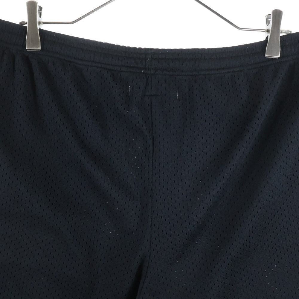 OFF-WHITE(オフホワイト) フロントプリント メッシュ ハーフパンツ ショーツ ブラック 1178-343-3484